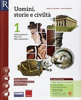 Cover of UOMINI, STORIE E CIVILTA' 1 - LIBRO MISTO CON HUB LIBRO YOUNG