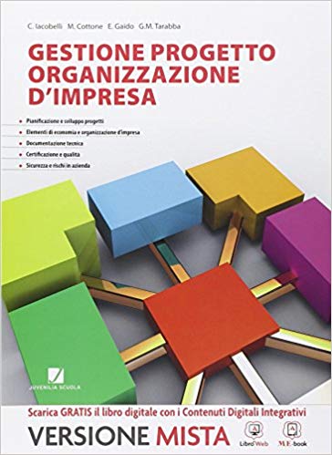 Cover of Gestione progetto. Organizzazione d'impresa.