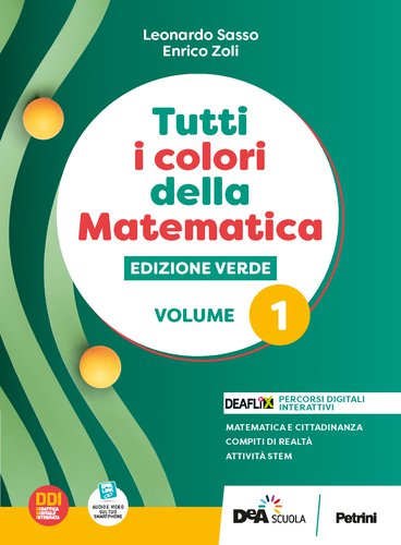 Cover of TUTTI I COLORI DELLA MATEMATICA - EDIZIONE VERDE - PRIMO BIENNIO