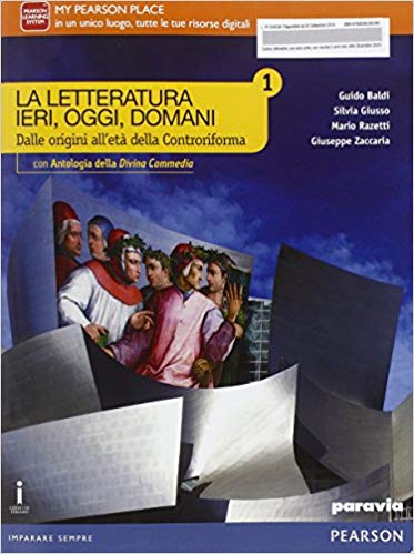 Cover of LETTERATURA IERI, OGGI, DOMANI 1 CON DIVINA COMMEDIA
